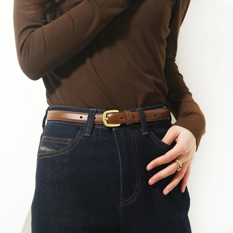 Ремень из искусственной кожи для женщин с металлической пряжкой, простой пояс для повседневных джинсов, платьев, брюк, декоративный пояс, подарок