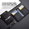 Portable Wallet PU Leather Credit Card Wallet Purse Card Holder For KIA Rio K5 K2 Sportage Ceed Sorento Picanto Stinger Soul wvkzl55