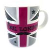 Les Trésors De Lily [L8973] - Керамическая кружка So British розово-серая.