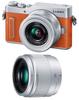 Panasonic Mirrorless Single Lens Camera Lumix GF10 Double Lens Kit Standard Zoom Focus Lens Included Orange Lens/Single DC-GF10W-D