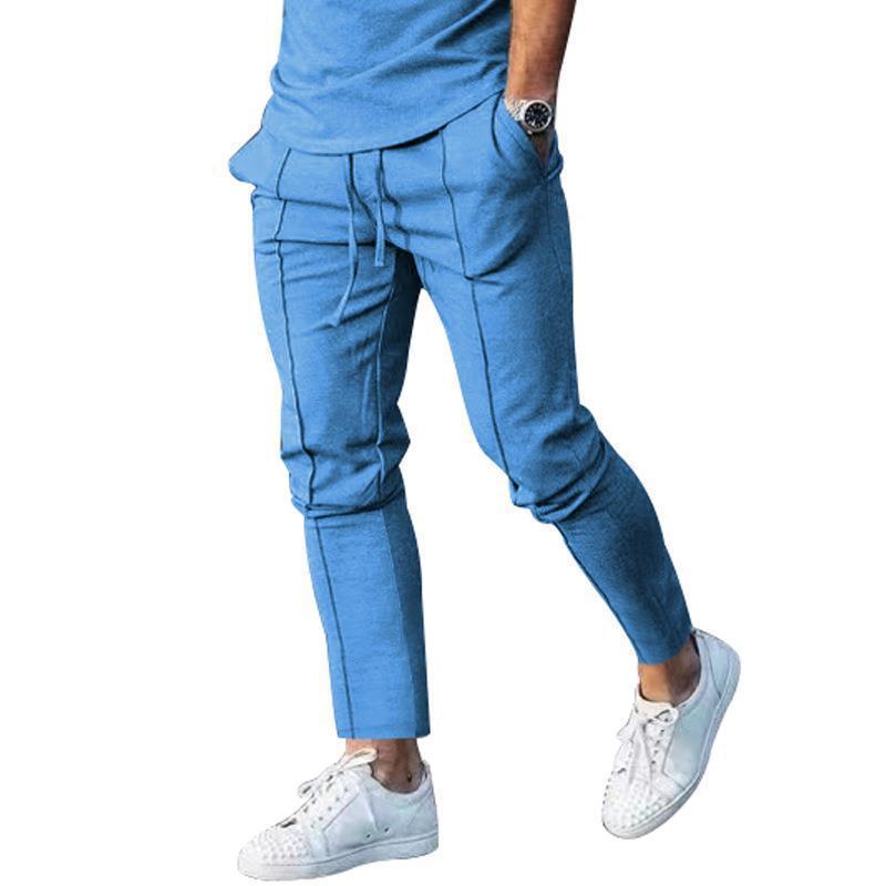 Men's Sports Casual Trousers High-Street Trousers Slim-Fit Trousers Men's Casual Trousers