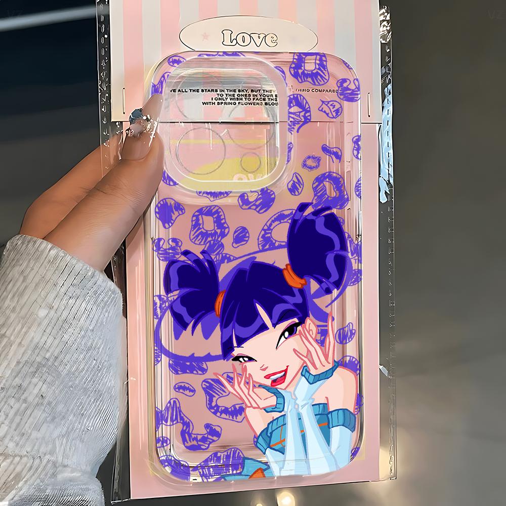 Милый w-winxs c-clubs Чехол для телефона Samsung Galaxy S26 S25 S24 S23 S22 S21 S20 Note20 Edge Plus Ultra Lite 5G Прозрачная задняя крышка