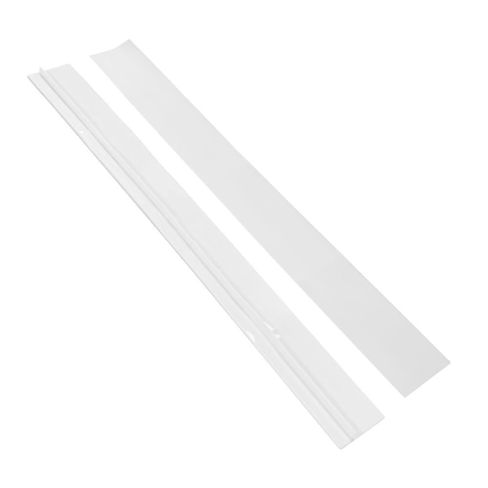ANSAIRUI 2-Pack Silicone Stove Counter Gap Covers 53cm White Kitchen Sink Washer Gap Filler Washable Reusable Flexible Guard