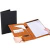A4 Leather Contract File Folders Multifunctional Business Stationery Folder for Office