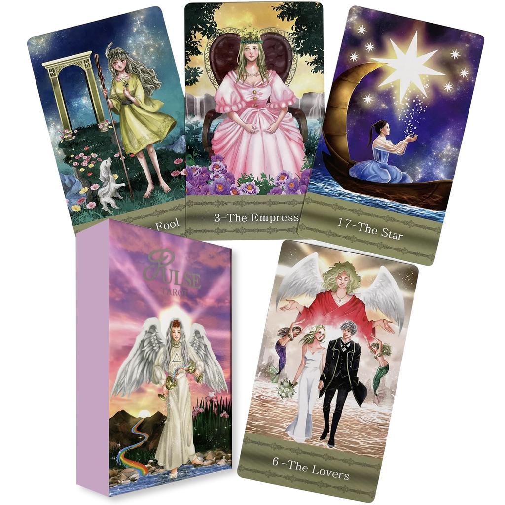 Supervised by Lauren Original Tarot Cards 78 Cards Tarot Fortune Telling Reading for Those Who Value Inspiration and Beginners [lauren Store] / / /