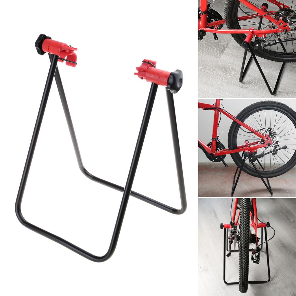 Bike Triangle Stand Road Bike Vertical Repair Floor Stand Standing Bike Bracket Maintenance Rack Bike Parking Rack