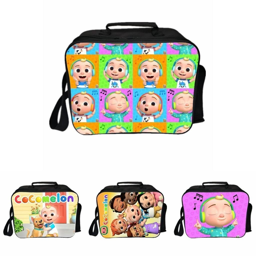 Cocomelon Insulated Lunch Box Bag With Large Capacity For Childrens Outdoor Adventures