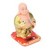 Standing Maitreya Buddha Solar Ornaments Light Energy Sensing Buddha Statue Decoration for Office