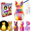 DIY Cat Night Light Painting Set Интерактивный Cat Painting Night Light Kit для юных художников Творческие игрушки для детей