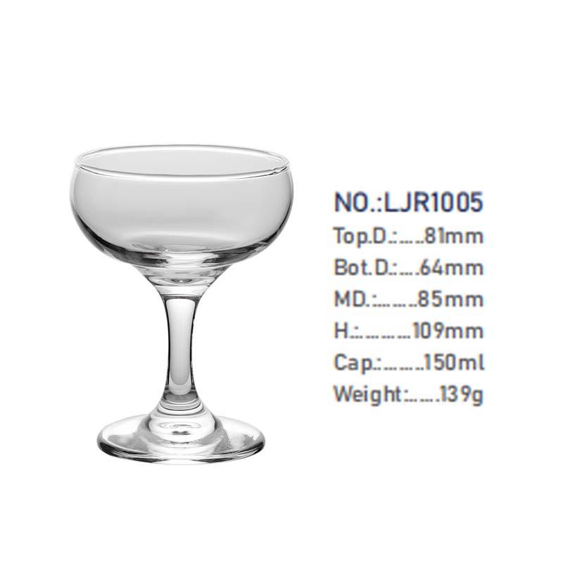 Элегантный набор бокалов для свадебной шампанской башни - на высокой ножке, с круглым дном, с широким горлышком для банкетов и дегустаций коктейлей