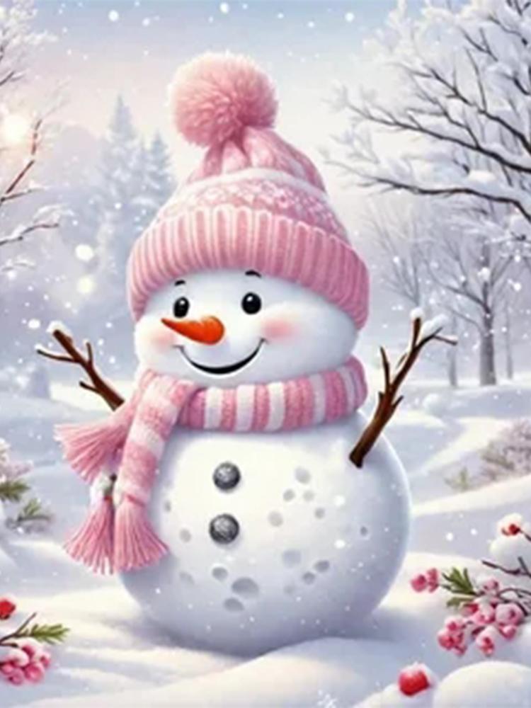 Рождественский снеговик 5D DIY Алмазное искусство Настольные украшения Стразы Алмазная живопись Настольные украшения для дома Декор Метопа