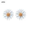 Women Sweet EarDrop Charm Jewelry Earrings Big Flower Ear Stud Temperament