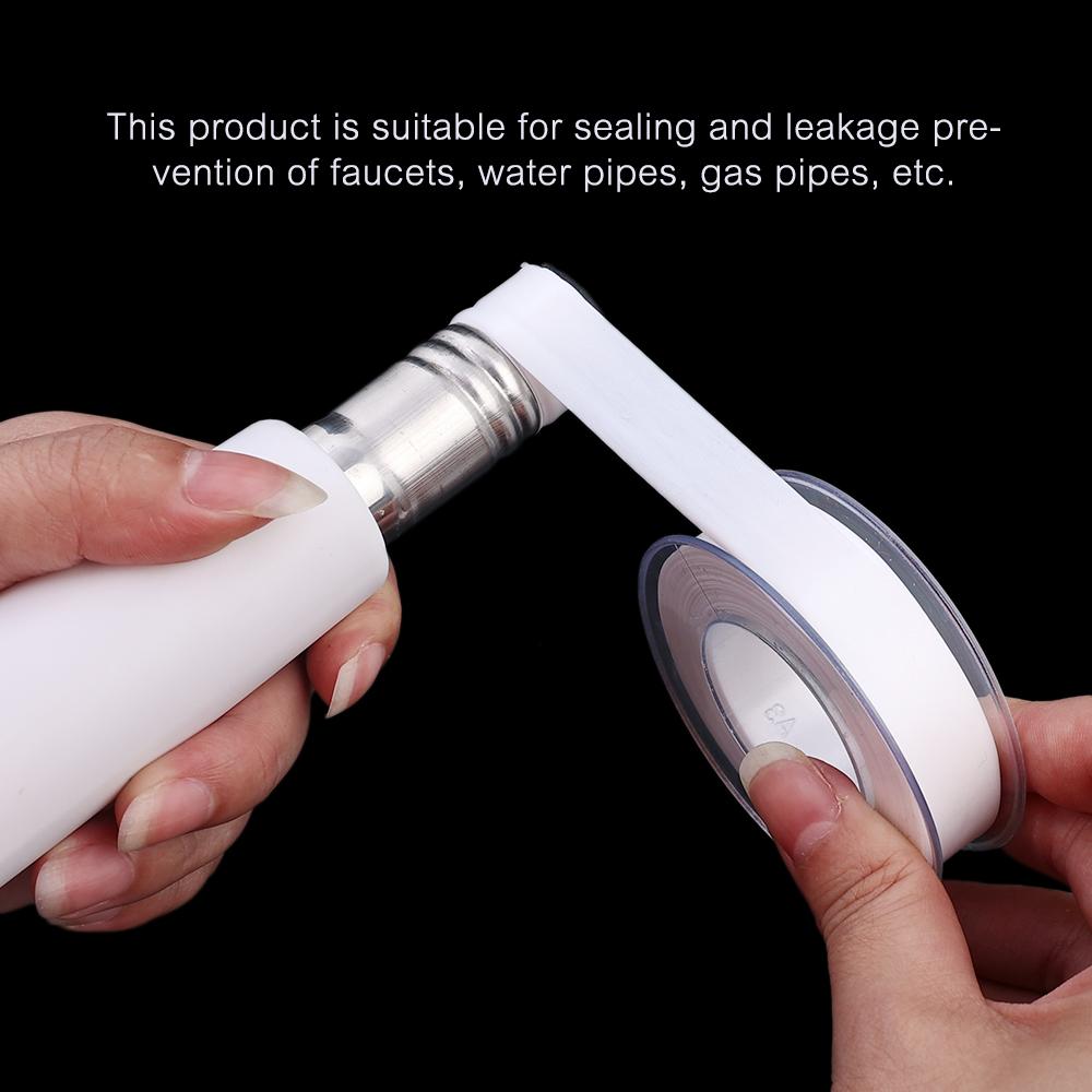 PTFE лента для герметизации резьбы труб, лента для газовой и водопроводной воды, 20 метров, водонепроницаемая, специальная, для воздуховодов, вакуумная лента для герметизации кранов