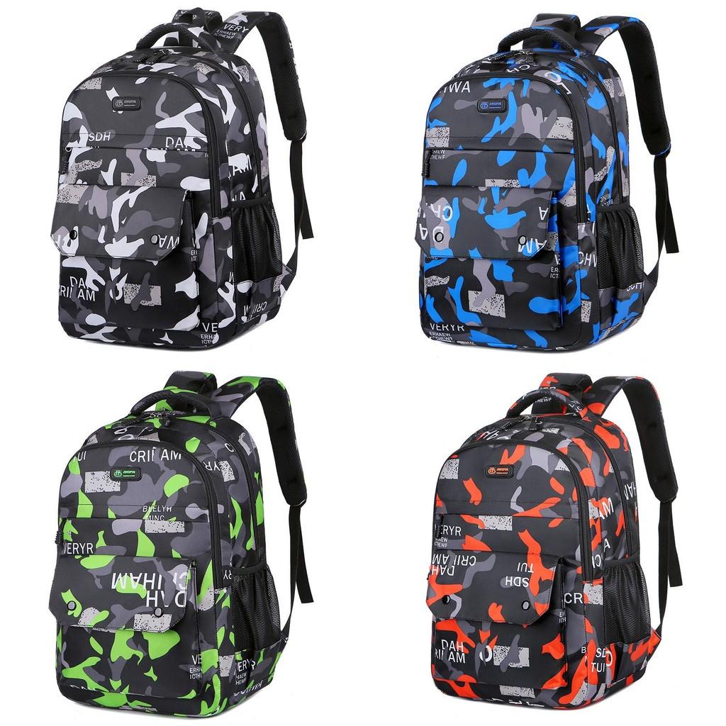 Schoolbag Printed Student Breathable Durable Travel Bag Shoulders