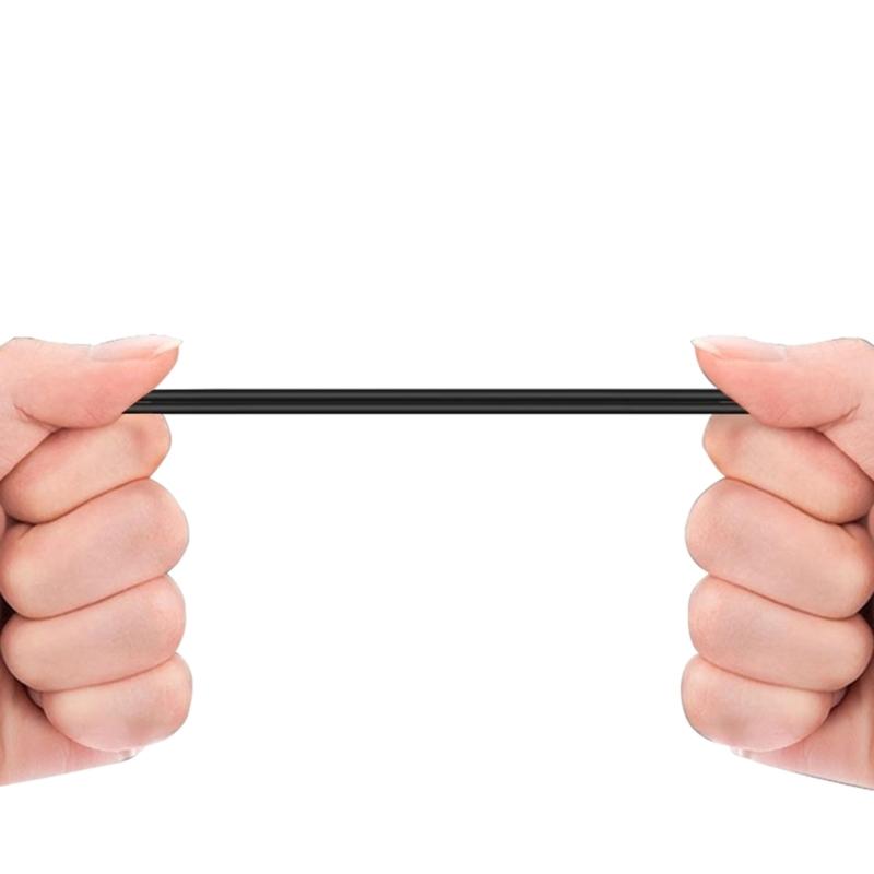 Type C TRRS Male Plug to Open End Cable Stereo to Bare Wire Line for Easy Headphones DIY Repairment Black