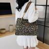 Yogodlns Леопардовый дизайн, модные сумки подмышки, женские универсальные сумки на плечо большой вместимости, женские сумки-тоут для покупок, сумки