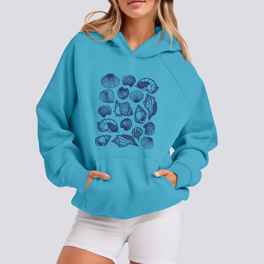 Толстовки для девочек-подростков с длинным рукавом и принтом букв, повседневные графические толстовки с капюшоном, пуловер с завязками, симпатичная толстовка большого размера