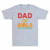 Fathers Gift Unisexs Vintage Dad From Daughter Of Tshirt Girls Outnumbered Day