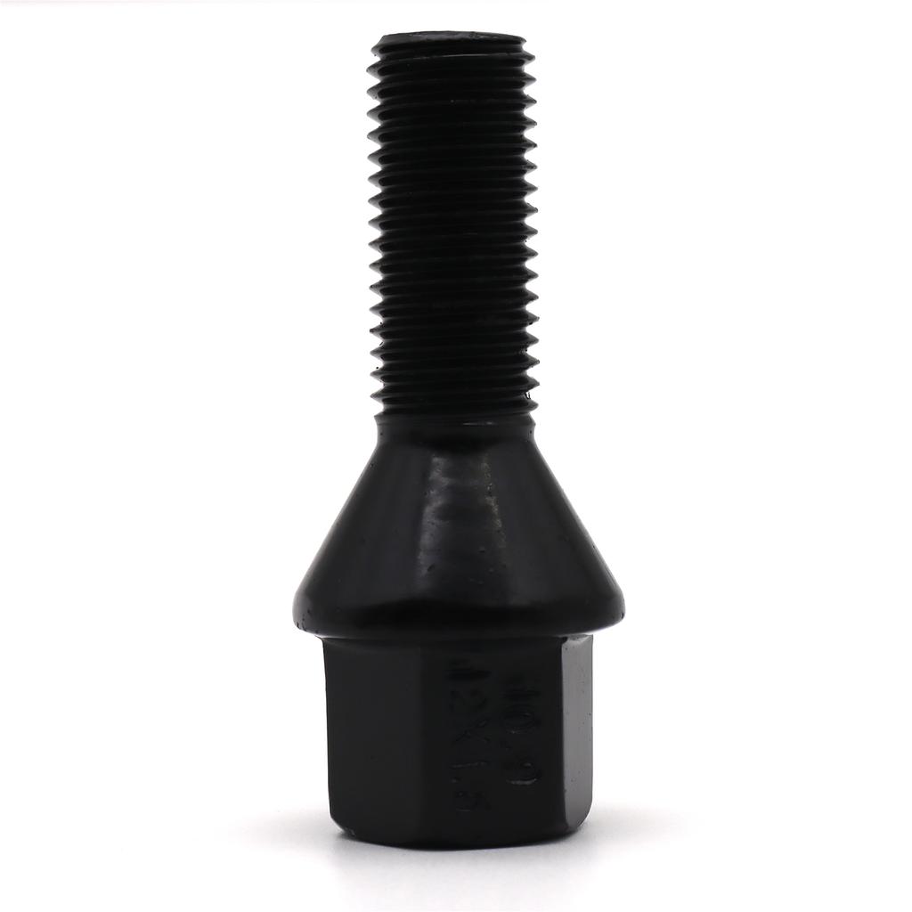 4x автомобильных легкосплавных колесных болта, гайки, шестигранные, M12x1,5 17 мм, черные для BMW 1 3 5 7 серии Z1 Z3 Z4 E81 E87 E46 E90 E93 E60 E61 E65 Mini R50 R53 R56 R52 R55 R57