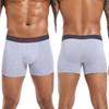 BONITOS 4 шт. боксеры, однотонные сексуальные мужские трусы, хлопковые мужские трусы