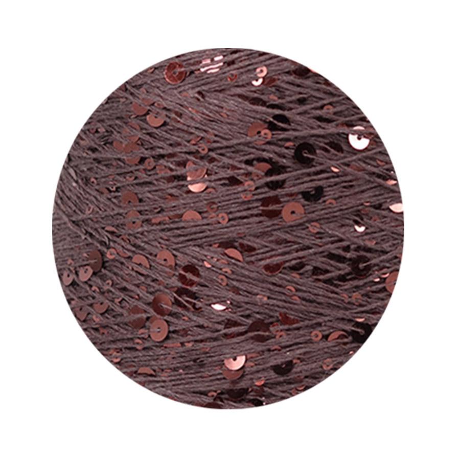 50 г/моток 140 м хлопчатобумажная пряжа для ручного вязания с пайетками 3 мм+6 мм для самостоятельного вязания женского шерстяного свитера, шапки и шарфа