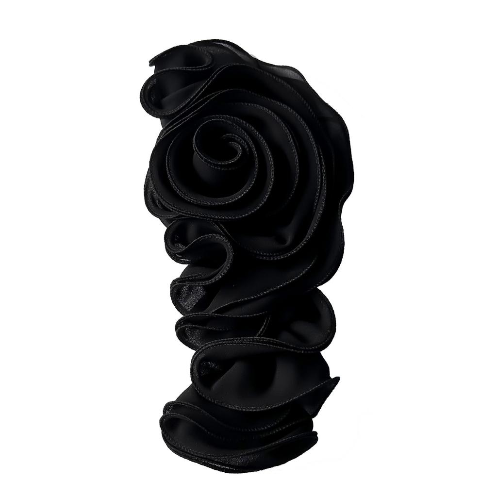 Ручная работа Цветочные аппликации Крафт Материалы для изготовления танцевальных костюмов Волан Край 3D Цветочные нашивки Одежда Пришивная аппликация