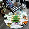 Custom Name,Mole pattern round rug,Carpet Rug for Living Room Bedroom Playroom ,Non-slip Floor Mat,Holiday Gifts and Birthday Gifts.