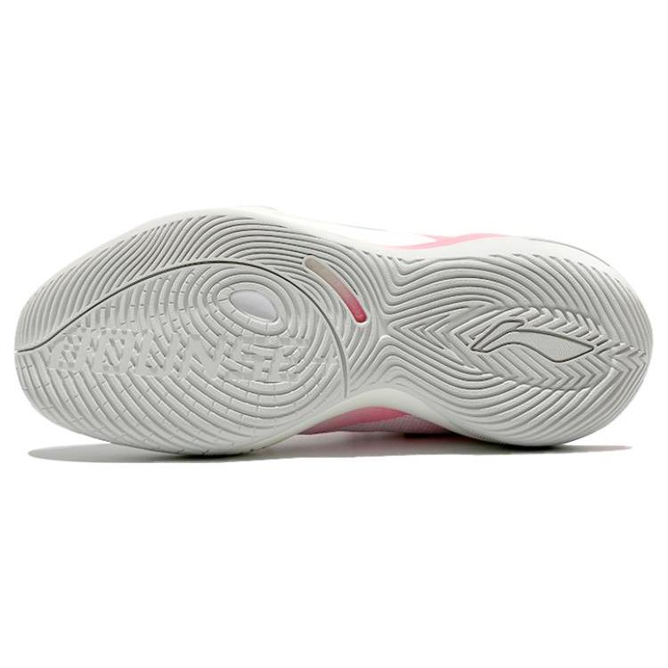 Li Ning Удобная амортизация, износостойкие низкие мужские баскетбольные кроссовки, розовые, ABPS047-2