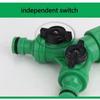 Valved Splitter Y-Type Hose Splitter Female Thread Water Hose Splitter  Garden