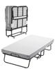 VEVOR Rollaway Bed, 38 in x 75 in Folding Bed with 5 in Mattress, Twin Size Foldable Bed with Sturdy Metal Frame & Memory Foam Mattress