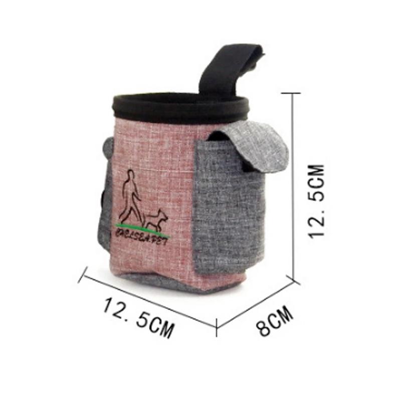 Snack Bait Dog Outdoor Portable Training Snack Bag Pet Supplies Strong Wear Resistance Large Capacity Puppy Snack Waist Bag