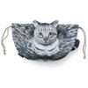Cat Shaped Cat Cosmetic Bag Organizer Coin Pouch Purse Toiletry Storage Bag Decoration Cat Drawstring Travel Makeup Bag