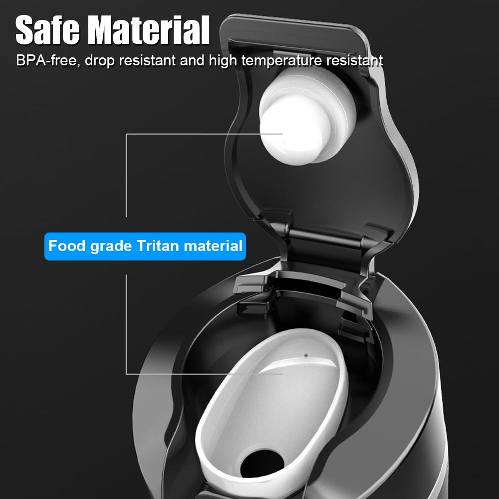 Heat Preservation LCD Display Electric Kettle Water Warmer Bottle Portable Car Heating Cup 12V/24V Stainless Steel 450ML