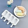 3-piece And 4-piece Ice Cream Molds DIY Food-grade Silicone Jelly Popsicle Cheese Stick And Ice Cream Bar Molds