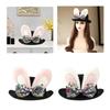 Favors Black Color Easter Hat Role Play Dress Up Top Hat Stage Performance Cosplay Headgear Party Event