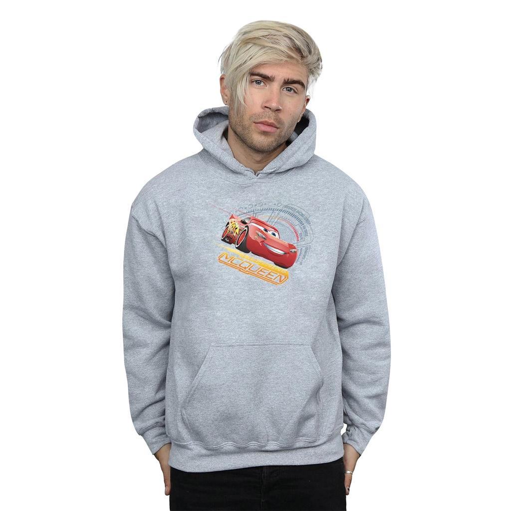 Disney Мужская толстовка с капюшоном Cars Lightning McQueen