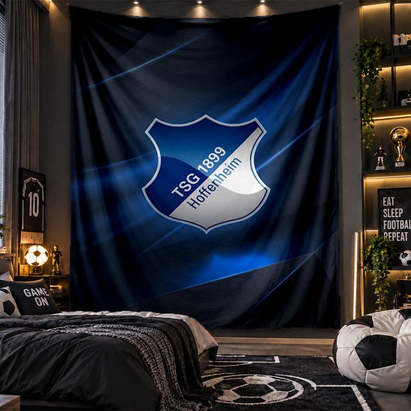Wall Hanging Tapestry TSG Hoffenheim FC Print Cloth for Living Room Bedroom Home Decor