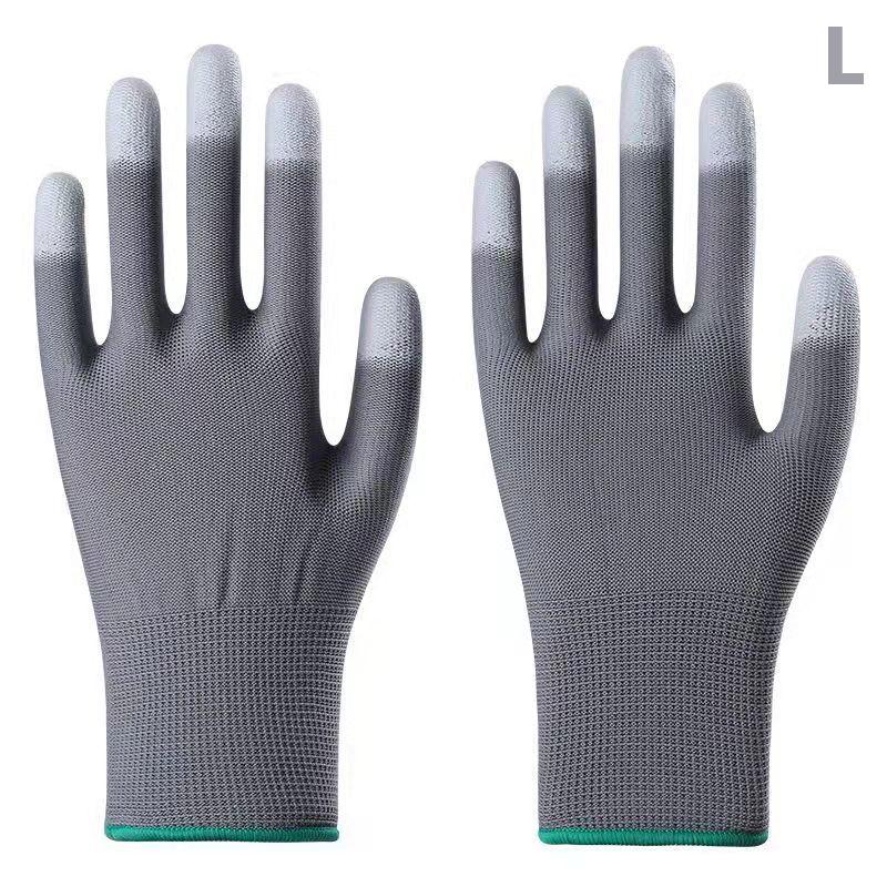 1 пара перчаток с нейлоновым покрытием, нескользящие рабочие перчатки для работы на открытом воздухе, высококачественные вентилируемые, антистатические, пылезащитные, промышленные перчатки