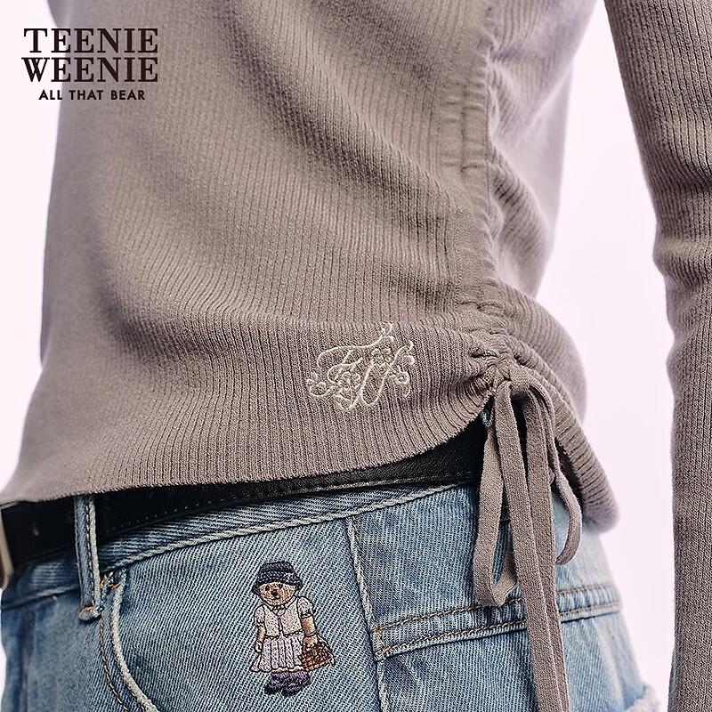 Топ женский Teenie Weenie с V-образным вырезом и сборками