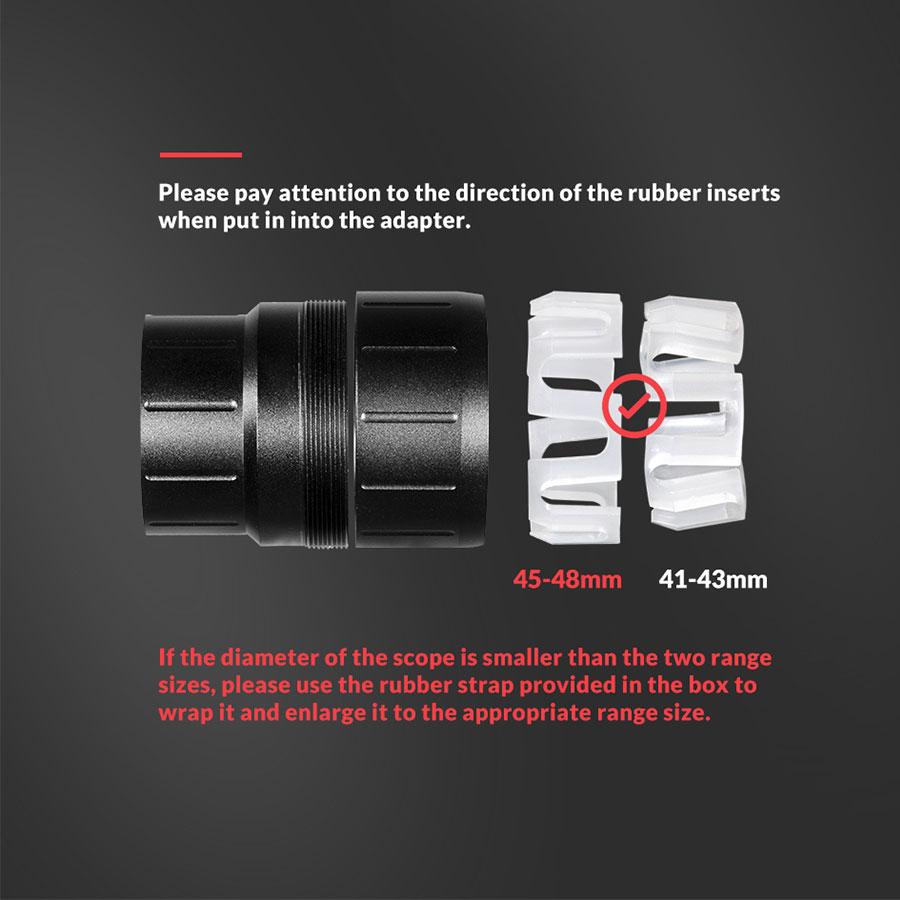 FIRE WOLF Прибор ночного видения с Wi-Fi, диапазон 200 м, NV прицел, ИК-прицел ночного видения для охотничьей тропы, оптический прицел для камеры