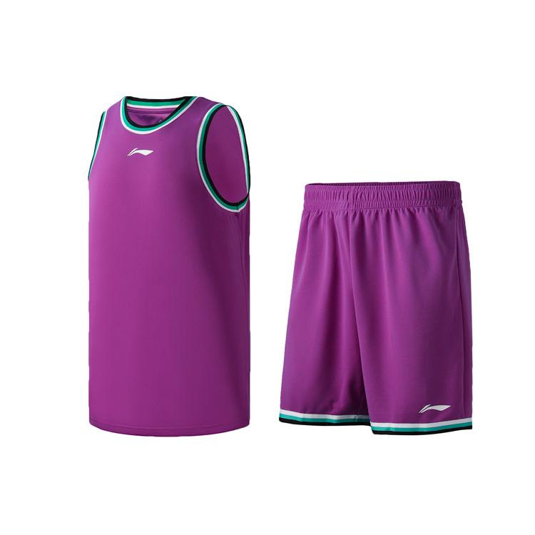 Li Ning Спортивная Коллекция Баскетбольная Повседневная Спортивная Одежда Мужская Гиацинтовый Фиолетовый AATR011-5