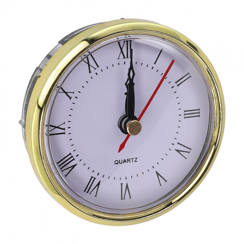 Обновите свои часы. Вставка из кварцевых часов 80 мм с черными арабскими цифрами.