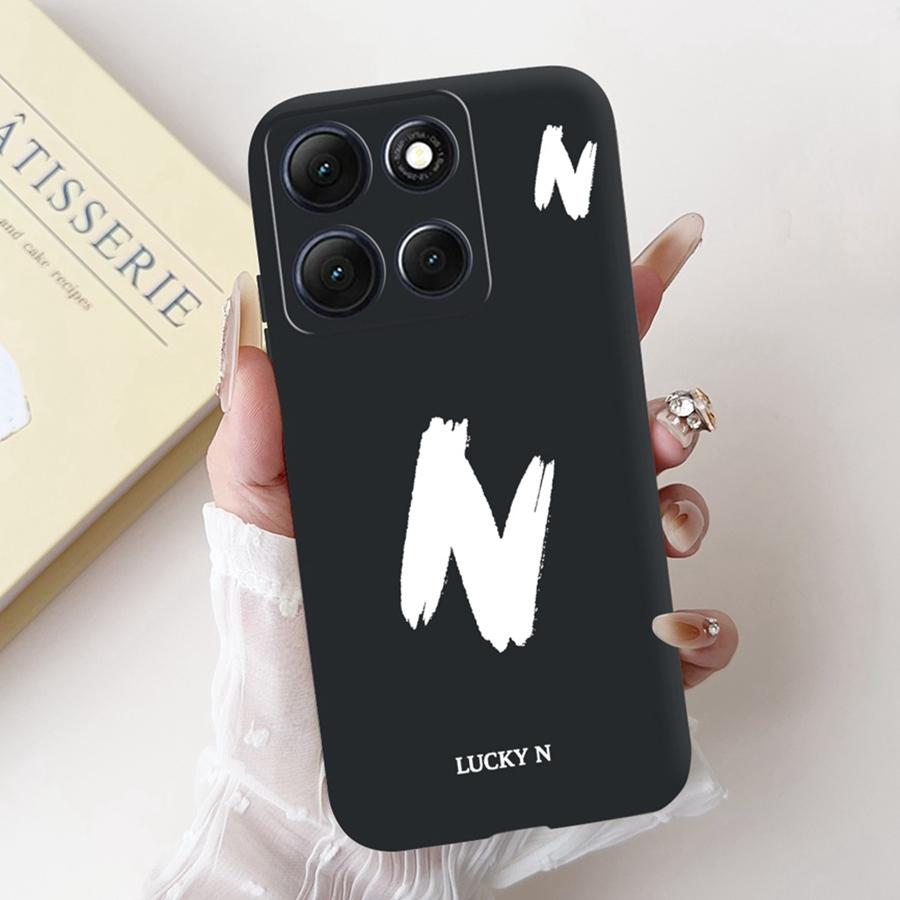 Чехол-бампер для Motorola Moto G86 Power Чехол для MotoG86 G 86 Power С рисунком букв Ударопрочный Мягкий силиконовый Чехлы для телефона Задняя крышка