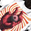 Trippy Eyeball Graphic Men's T-Shirt | Surreal Horror Tee