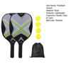 1 Set Pickle Paddles with Storage Bag Precise Control Cushioned Ultra-Comfy Grip Wooden Pickleball Rackets for Adults Beginners