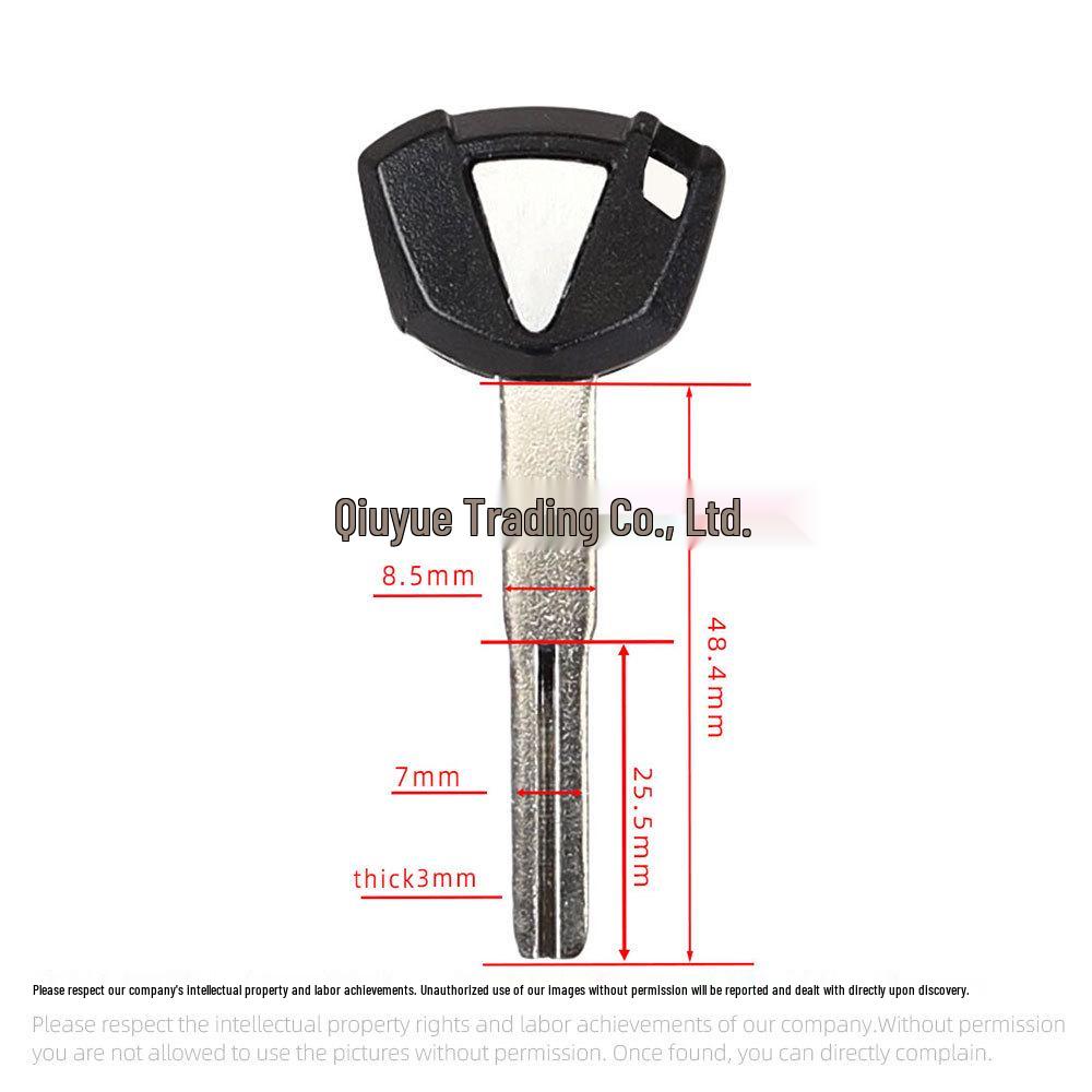 Подходит для Kawasaki Ninja 400/636, Z900 (2021-2023 гг.) Оригинальная заготовка ключа