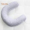 Baby Feeding Support Pillow Infant Lounger Reflux Wedge with Safety Strap Baby Breastfeeding Bottle Feeding Pillow Portable Baby Cushion