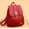 Женская мягкая кожаная сумка, рюкзак для мамы, противоугонный дорожный рюкзак