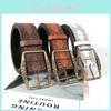 Retro Ethnic Inspired Pu Leather Waist Belt With Metal Buckle For Women Spring