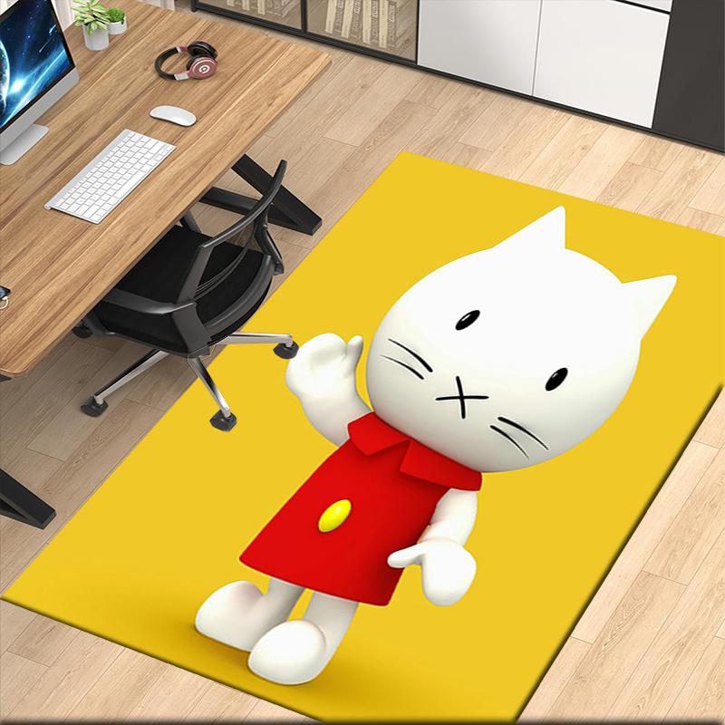 Musti Printed Carpet, for Office Chair Living Room Bedroom Kitchen Room Decor Gifts.